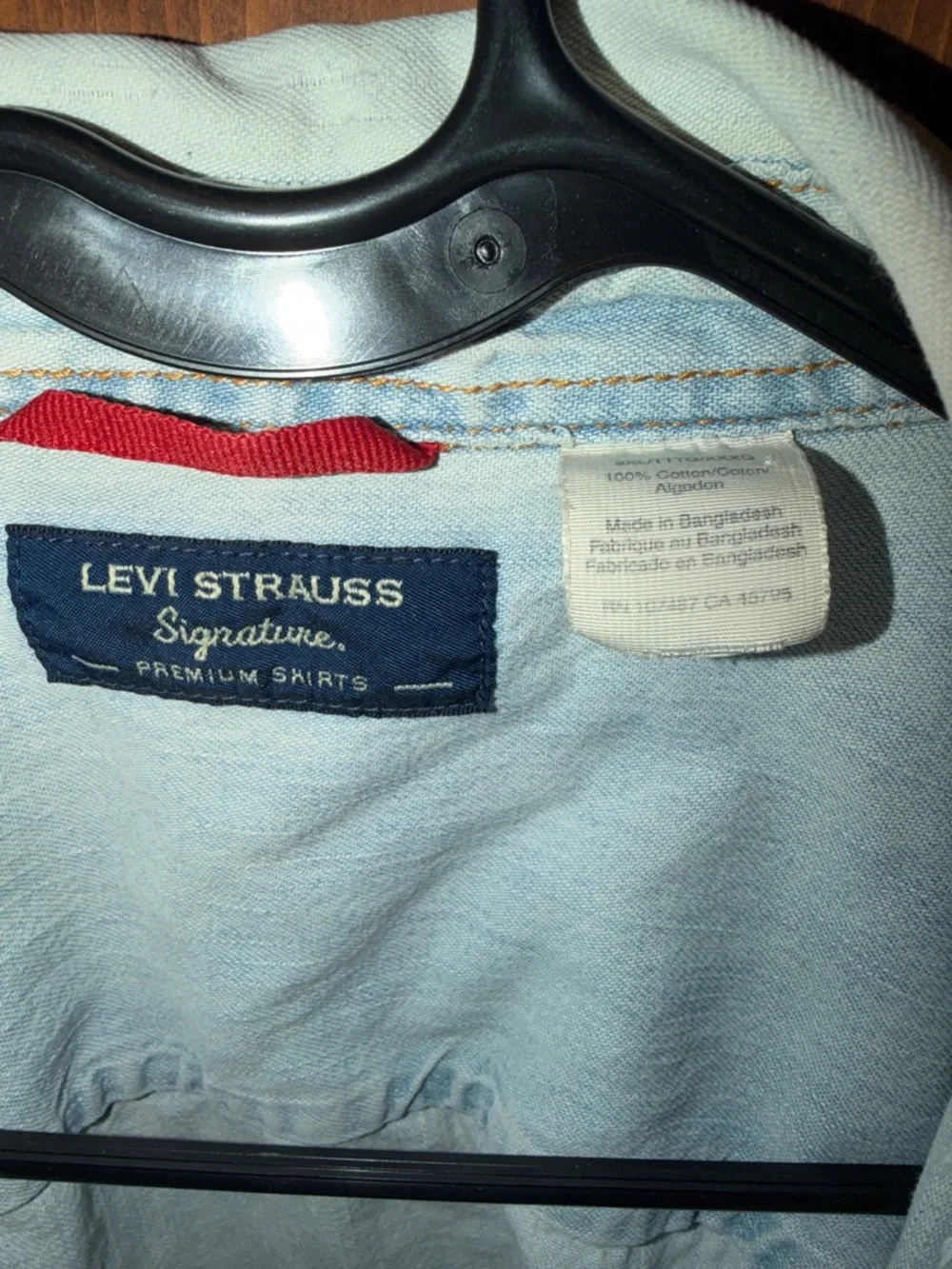 Levi's Pale Blue Denim Shirt Jacket - Picture 2 of 11